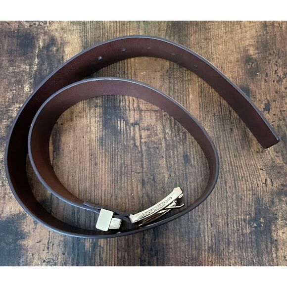 Michael Kors
 synthetic leather Logo Belt Size S/ excellent